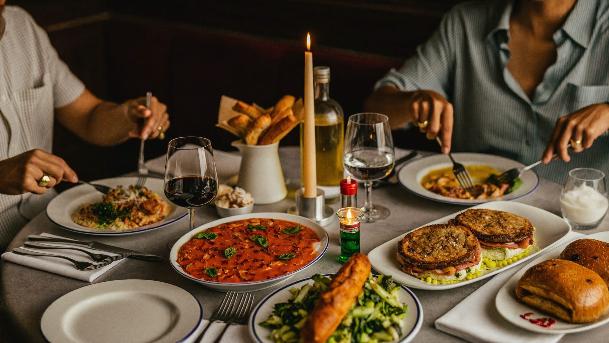 A long table lunch at a local Eastern Cape restaurant